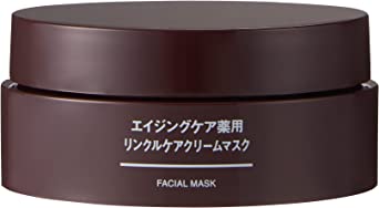 無印良品 医薬部外品 エイジングケア薬用リンクルケアクリームマスク 80グラム (x 1) 44294413