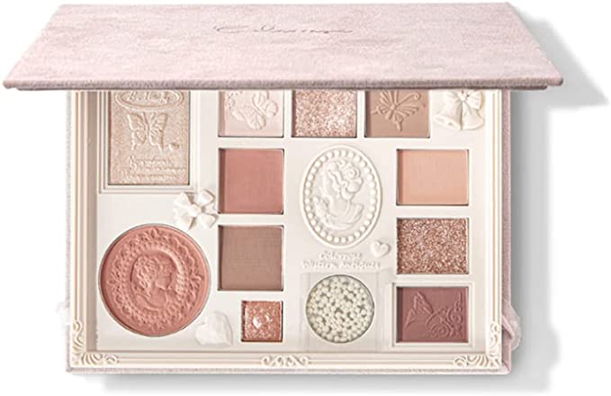 COLORROSE Color Rose Queen's Cameo Multi Palette 01 Charlotte Eyeshadow Cosmetics Makeup Overseas Cosmetics