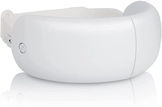 (Supervised by Nationally Qualified Eye Care Advisor) RELX Eye Warmer (Domestic Manufacturer) Bluetooth Feature, Eye Esthetic Hot Eye Mask, Eye Beauty Appliance, White Day Gift, Foldable (White)