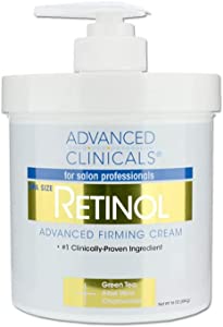 Advanced Clinicals Retinol Firming Cream Unscented 454g (16 oz) [Parallel Import]