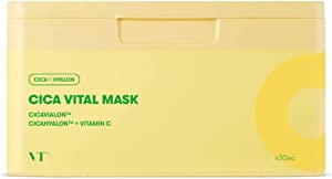 VTCOSMETICS [Genuine Product] VT CICA Vital Mask 30 Sheets Moisturizing Sensitive Skin Dry Skin Skin Care Cica Vitamin Yuzu Vitamin Mask Pack Sheet Mask