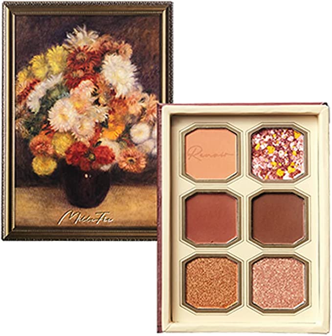 MilleFee Painting Eyeshadow Palette (02 Bouquet) 6 Colors Eye Makeup Palette Cosmetics