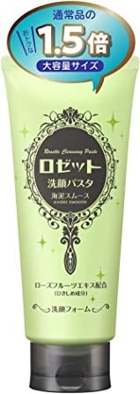 Rosette Cleansing Pasta Sea Mud Smooth 180g (1.5 times larger capacity) Cleansing Foam Pores 180g (x 1)