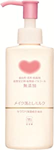 Cow brand additive-free makeup remover milk with pump 150ml