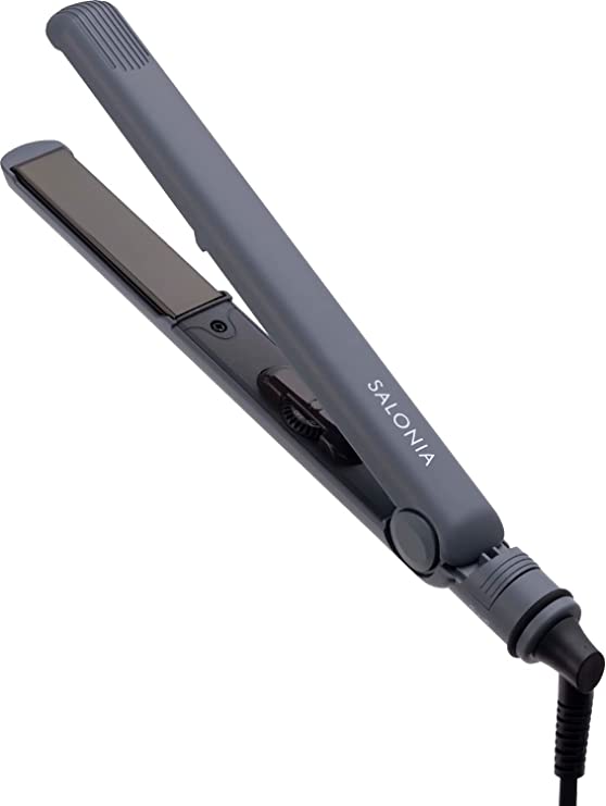 SALONIA Saronia Hair Straightener Gray 24mm Iron Appliances Beauty Appliances Hair Care MAX 230°C Professional Specifications SL-004SGR