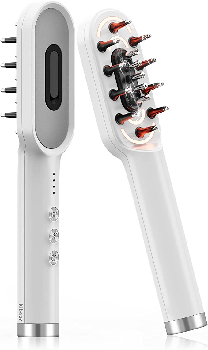 Electric Brush, Electric Scalp Brush, Facial Device, Scalp Care, Face Care, 1 Device, Ems RF, Microcurrent, LED Light Esthetic Lift, Lotion Box Included, Unisex, Head Muscle Lift, Dry and Wet Use, Cordless Gift