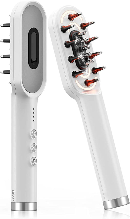 Electric Brush, Electric Scalp Brush, Facial Device, Scalp Care, Face Care, 1 Device, Ems RF, Microcurrent, LED Light Esthetic Lift, Lotion Box Included, Unisex, Head Muscle Lift, Dry and Wet Use, Cordless Gift