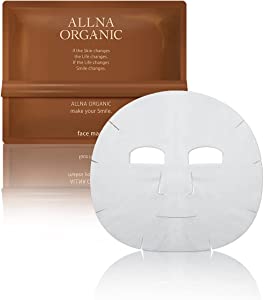 Orna Organic Face Mask Additive-Free Pack Face Retinol 30 Pieces Pore Care Moisturizing Sensitive Skin