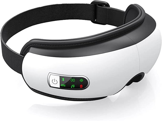 Eye Warmer, Eye Esthetic, Music Playback [2022 Improvements, No Built-in Melody] USB Charging, Foldable, Unisex, Gift, Respect for the Aged Day