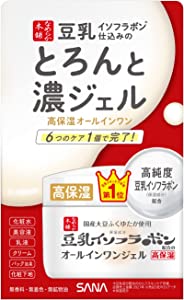 Nameraka Honpo Toronto Thick Gel Enrich 100g Soymilk Isoflavone Moisturizing All-in-One