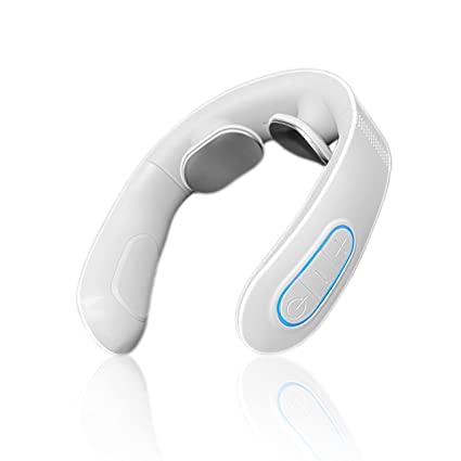 LuLufeel [Physical Therapist Supervision] EMS x Heat W Effect Relaxation Device Relax Neck Shoulder Ultra Lightweight EMS Small Relief (White)