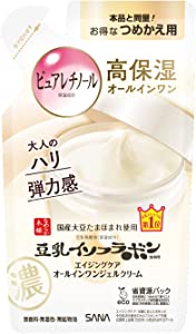 Nameraka Honpo Wrinkle Gel Cream (Refill) N 100g Soymilk Isoflavone Pure Retinol (Moisturizing)