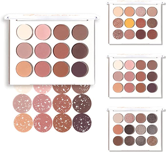 YAYAMIYA Eyeshadow Palette Hot Topic on SNS Highly Colored No Color Discarded Eye Shadow Eye Shadow Lame Aishado Palette Cosmetics 12 Colors Everyday Highly Colored Lasting Unique Powder Makeup Tray