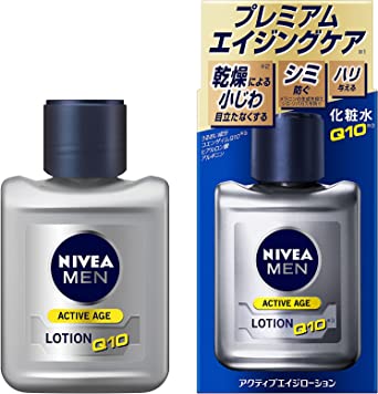 [Amazon.co.jp Limited] Niveamen [Quasi-drug] Niveamen Active Age Lotion Men's Lotion [Gives firmness and luster] [Prevents spots and freckles] [Non-alcohol type] [No fragrance] Lotion body