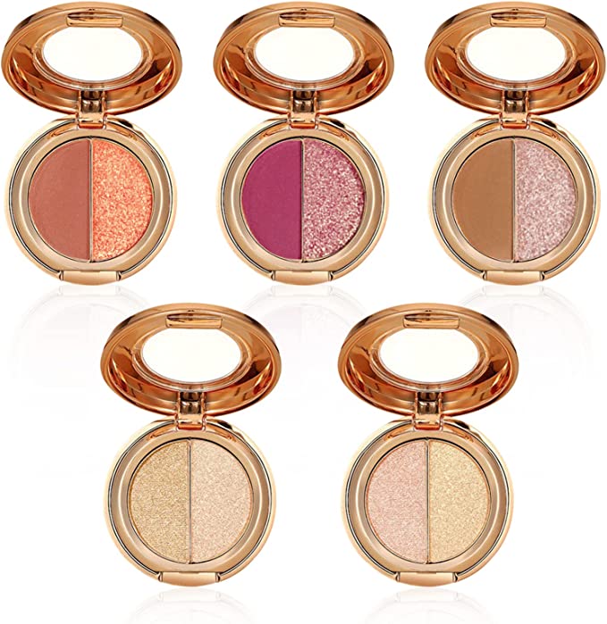 Duo Eyeshadow 2 Color Makeup Palette Eyeshadow Palette 3g (G02#)