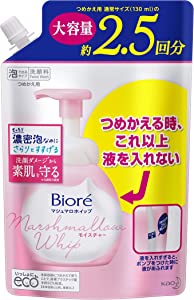 Biore Marshmallow Whip Moisture Refill Large Capacity Foam Cleanser Fresh Floral Fragrance 330ml (about 2.5 times the normal size)